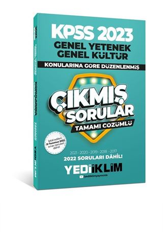 2023 KPSS Genel Yetenek Genel Kültür Konularına Göre Tamamı Çözümlü Çıkmış Sorular