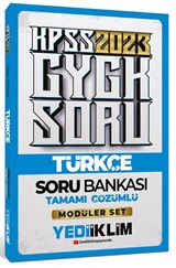 2023 KPSS Genel Yetenek Türkçe Tamamı Çözümlü Soru Bankası ( Modüler Set İçerisindeki)