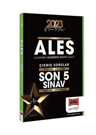 2023 ALES Tamamı Çözümlü Fasikül Çıkmış Sınav Soruları Son 5 Sınav (21 Ağustos 2022 Sınavı Dahil)