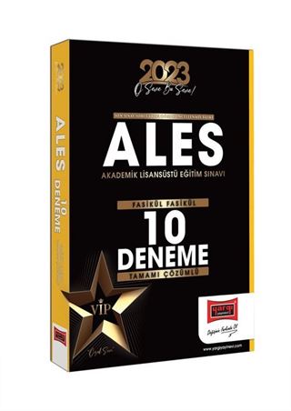 2023 ALES Tamamı Çözümlü Fasikül 10 Deneme Sınavı (21 Ağustos 2022 Sınavına Göre )