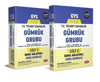 Ticaret Bakanlığı Gys Gümrük Grubu Konu Anlatımlı Soru Bankası 1-2