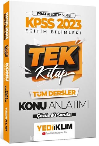 2023 KPSS Pratik Eğitim Serisi Eğitim Bilimleri Tek Kitap Konu Anlatımı