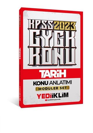 2023 KPSS Genel Kültür Tarih Konu Anlatımı (Modüler Set İçerisindeki)