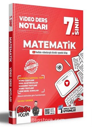 2023 7. Sınıf Matematik Video Ders Notları (Konu Anlatımı)