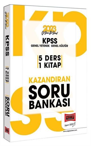 2023 KPSS Genel Yetenek Genel Kültür Tüm Dersler 5 Ders 1 Kitap Kazandıran Soru Bankası