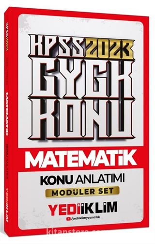 2023 KPSS Genel Yetenek Matematik Konu Anlatımı (Modüler Set İçerisindeki)