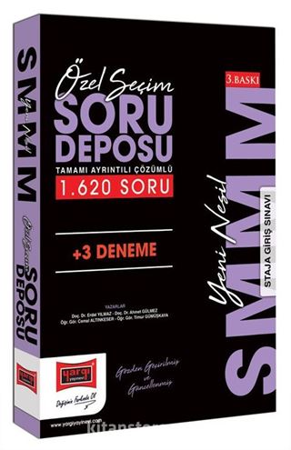 2023 SMMM Tamamı Ayrıntılı Çözümlü Özel Seçim Soru Deposu +3 Deneme