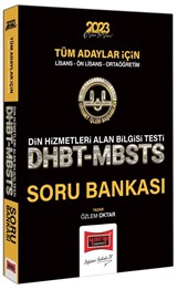 2023 Diyanet İşleri Başkanlığı Tüm Adaylar İçin Din Hizmetleri Alan Bilgisi Testi DHBT-MBSTS Tamamı Çözümlü Soru Bankası