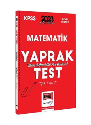 2023 KPSS Matematik Çek Kopart Yaprak Test