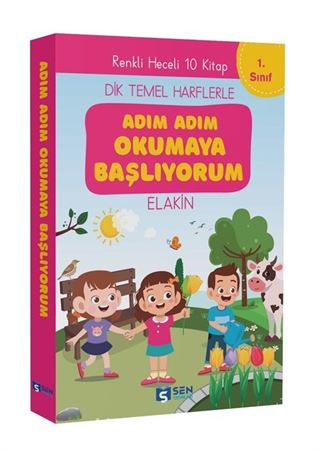 Adım Adım Okumaya Başlıyorum İlk Okuma Kitapları (10 Kitap Set)