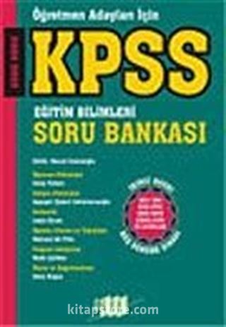 KPSS Eğitim Bilimleri Soru Bankası: Öğretmen Adayları İçin