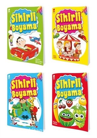 Sihirli Boyama (4 Kitap)