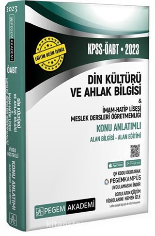 2023 KPSS ÖABT Din Kültürü ve Ahlak Bilgisi-İmam Hatip Lisesi Meslek Lisesi Konu Anlatımlı Alan Bilgisi-Alan Eğitimi