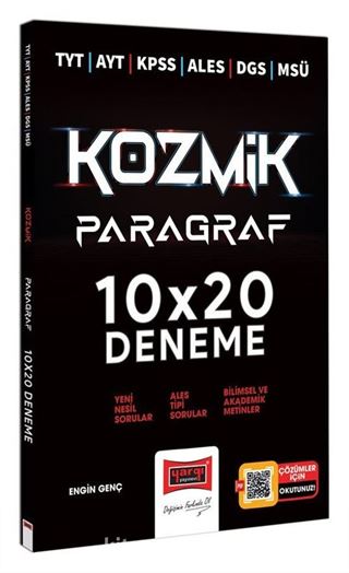 TYT AYT KPSS ALES DGS MSÜ Kozmik Paragraf 10x20 Deneme