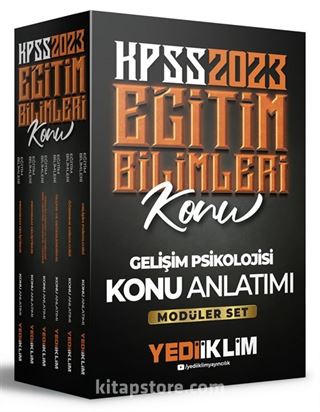 2023 KPSS Eğitim Bilimleri Konu Anlatımlı Modüler Set (6 Kitap)