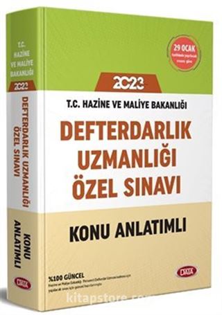 T.C. Hazine ve Maliye Bakanlığı Defterderlık Uzmanlığı Özel Sınavı Anlatımlı