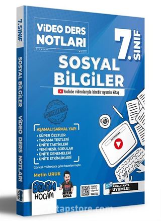 2023 7. Sınıf Sosyal Bilgiler Video Ders Notları (Konu Anlatımı)