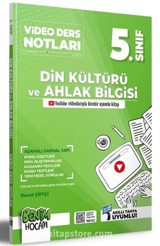 5.Sınıf Din Kültürü ve Ahlak Bilgisi Video Ders Notları (Konu Anlatımı)