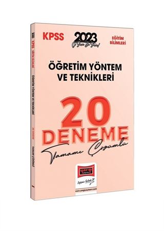 2023 KPSS Eğitim Bilimleri Öğretim Yöntem ve Teknikleri (ÖYT) Tamamı Çözümlü 20 Deneme