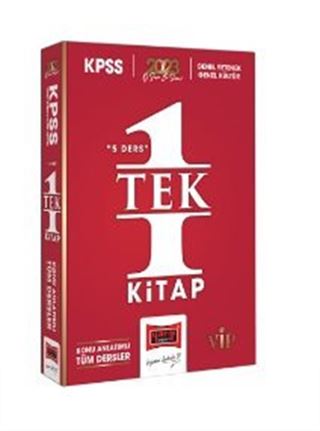 2023 KPSS GK-GY 5 Ders Tek Kitap Tüm Dersler Konu Anlatımı