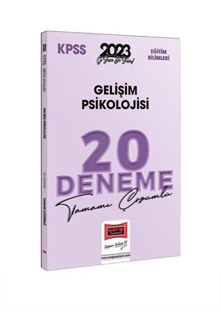 2023 KPSS Eğitim Bilimleri Gelişim Psikolojisi Tamamı Çözümlü 20 Deneme