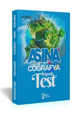 2023 İsem KPSS Aşina Coğrafya Çek Kopart Yaprak Test