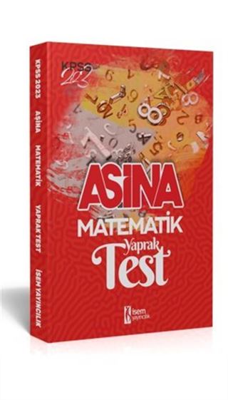 2023 İsem KPSS Aşina Matematik Çek Kopart Yaprak Test