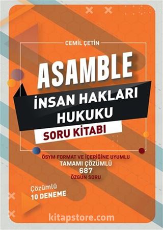 Asamble İnsan Hakları Hukuku Soru Kitabı