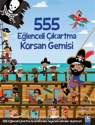 555 Eğlenceli Çıkartma Korsan Gemisi