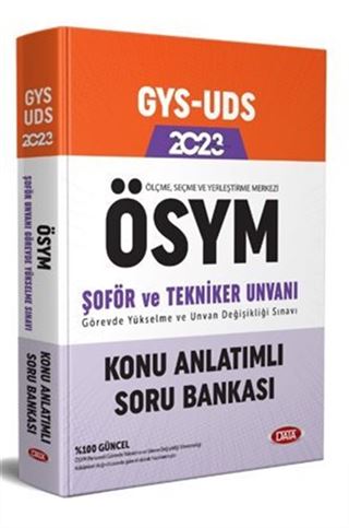 Ölçme Ve Seçme Ve Yerleştirme Merkezi (Ösym) Şoför Ve Tekniker Unvan Değişikliği Sınavı Konu Anlatımlı Soru Bankası