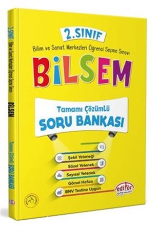 2.Sınıf Bilsem Tamamı Çözümlü Soru Bankası