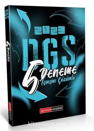 2023 DGS Tamamı Çözümlü 5 Deneme