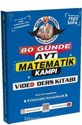 Selim Yüksel 80 Günde AYT Matematik Video Ders Kitabı