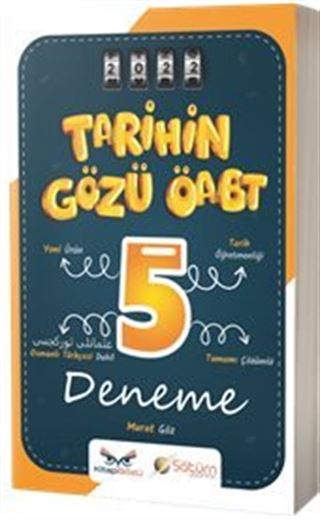 ÖABT Tarihin Gözü Tarih Öğretmenliği Tamamı Çözümlü 5'li Deneme