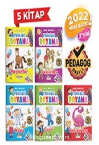 Okul Öncesi Boyama Seti (5 Kitap)