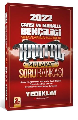 2022 Çarşı ve Mahalle Bekçiliği Sınavlarına Hazırlık Kartal Mülakat Soru Bankası