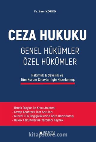 Ceza Hukuku Genel Hükümler- Özel Hükümler