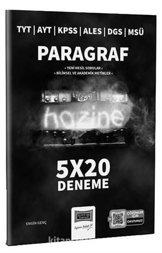 TYT AYT KPSS ALES DGS MSÜ Hazine Paragraf 5x20 Denemeler