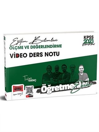 2023 KPSS Eğitim Bilimleri Öğretmenler Ekibi Ölçme ve Değerlendirme Video Ders Notları