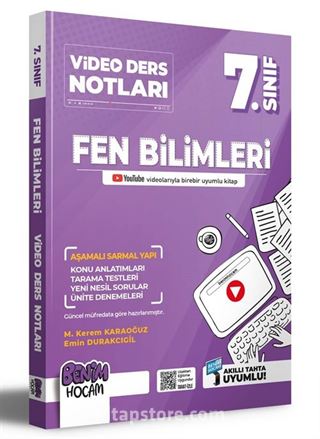 2022 7. Sınıf Fen Bilimleri Video Ders Notları (Konu Anlatımı)