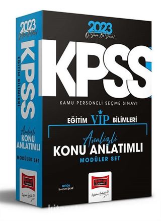 2023 KPSS Eğitim Bilimleri Tüm Dersler Konu Anlatımlı Modüler Set