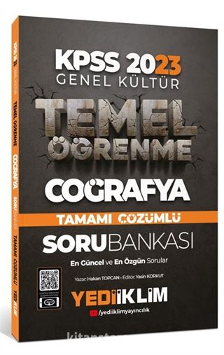 2023 KPSS Genel Kültür Temel Öğrenme Coğrafya Tamamı Çözümlü Soru Bankası