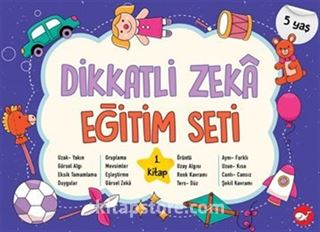 Dikkatli Zeka Eğitim Seti 1. Kitap (5 Yaş)