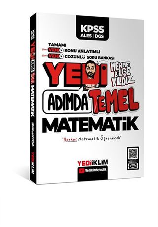 KPSS-ALES-DGS Yedi Adımda Temel Matematik Video Konu Anlatımlı Video Çözümlü Soru Bankası