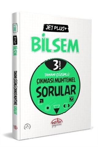 3. Sınıf Bilsem Jet Plus+ Tamamı Çözümlü Çıkması Muhtemel Sorular