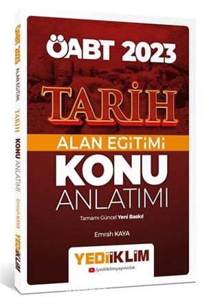 2023 ÖABT Tarih Alan Eğitimi Konu Anlatımı