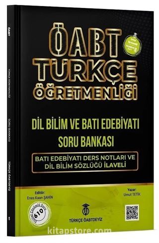 ÖABT Türkçe Dil Bilim ve Batı Edebiyatı Soru Bankası