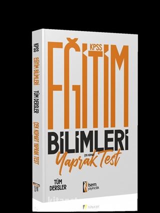 2023 İsem Kpss Eğitim Bilimleri Çekkopart Yaprak Test