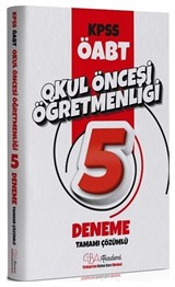 ÖABT Okul Öncesi Öğretmenliği 5 Deneme Çözümlü