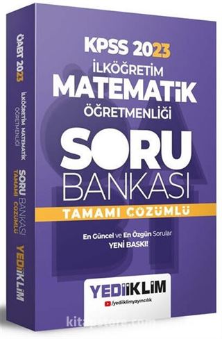 2023 ÖABT İlköğretim Matematik Öğretmenliği Tamamı Çözümlü Soru Bankası